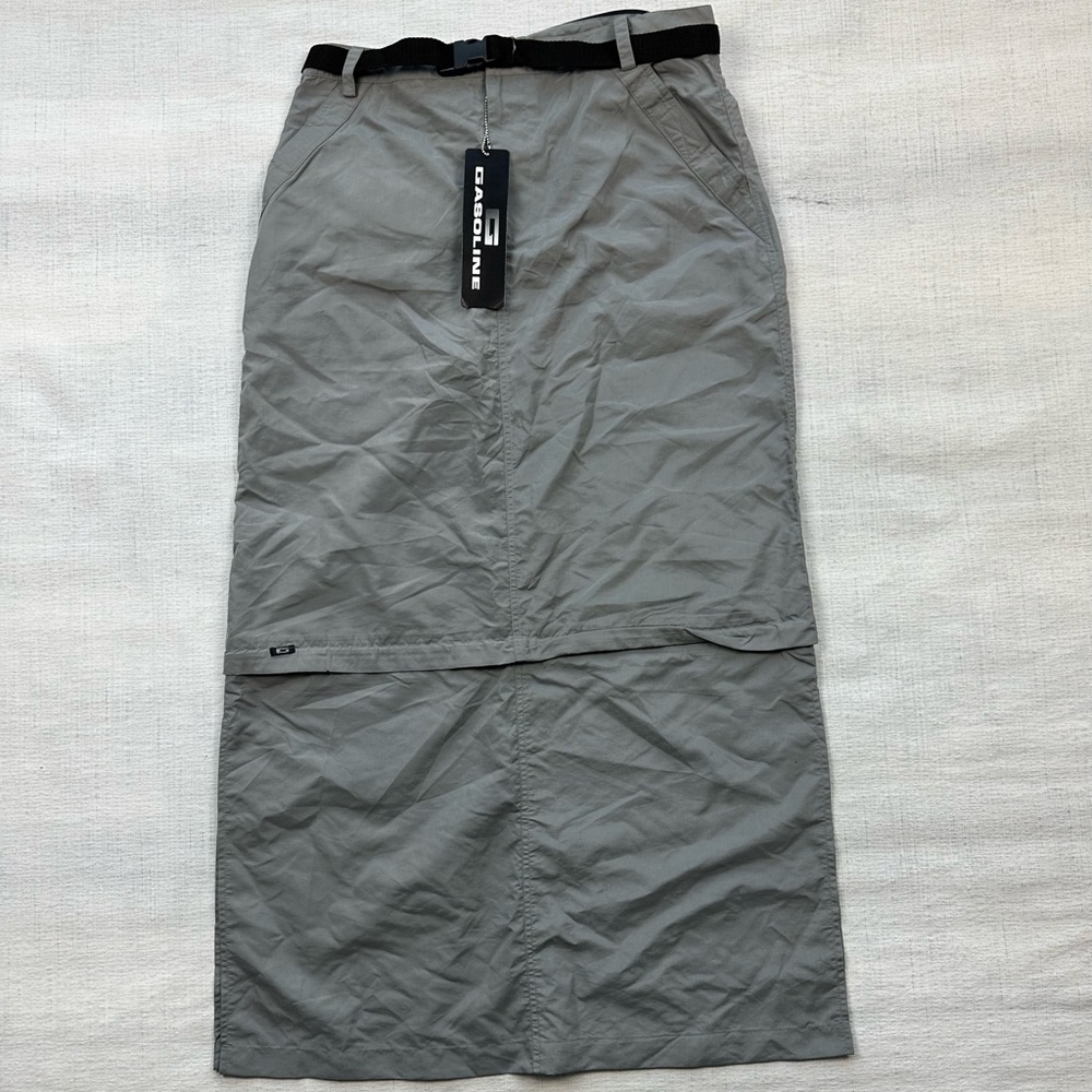 Y2K Deadstock Gasoline Cargo skirt With fanny pack size 32